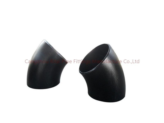 ASTM B16.9 Phụ kiện đường ống hàn BW A234 WPB, khuỷu tay bán kính ngắn 45 độ
