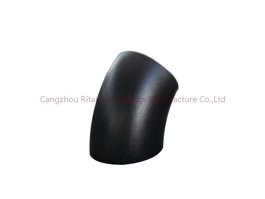 ASTM B16.9 Phụ kiện đường ống hàn BW A234 WPB, khuỷu tay bán kính ngắn 45 độ