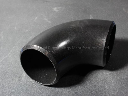 SMLS Schedule 80 Phụ kiện đường ống đen A53 GR.B Sch40 Cút áp lực cao LR 45 độ