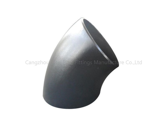 A420 Phụ kiện ống hàn bằng thép cacbon WPI B16.9 45 độ 6 Sch 40 90 độ khuỷu tay
