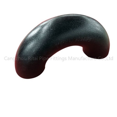 Lịch trình 180 độ 40 Phụ kiện ống thép đen khuỷu tay Thép carbon liền mạch 1 1/2