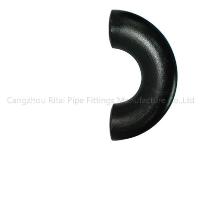 Lịch trình 180 độ 40 Phụ kiện ống thép đen khuỷu tay Thép carbon liền mạch 1 1/2