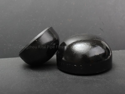 Nắp đầu ống 1 inch ANSI ASME B16.9 WPL6, BW SGP Phụ kiện ống thép đen