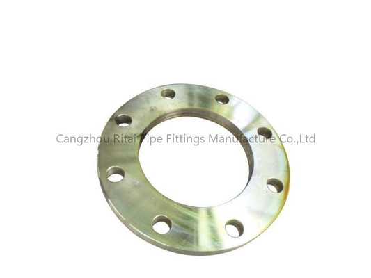 DIN trượt trên ống thép carbon Mặt bích phẳng rèn PN16 8 lỗ DIN PLFF