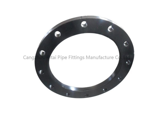 DIN trượt trên ống thép carbon Mặt bích phẳng rèn PN16 8 lỗ DIN PLFF