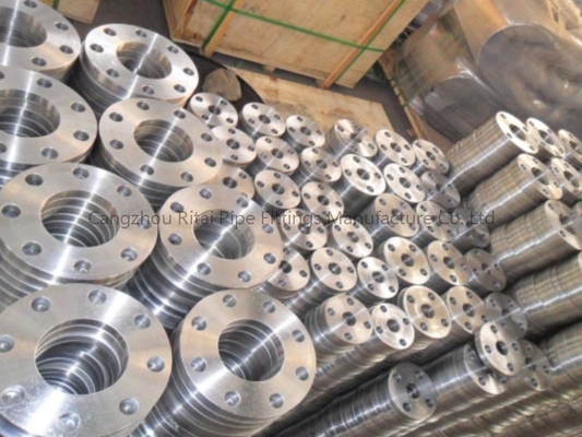 ASTM ANSI B16.5 Mặt bích thép rèn WN SO THD, Mặt bích khớp nối bằng thép carbon 300 #