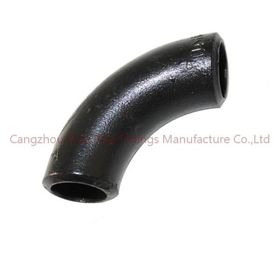 Phụ kiện ống hàn liền mạch ANSI Thép carbon đen A234WPB EN10253 3D khuỷu tay