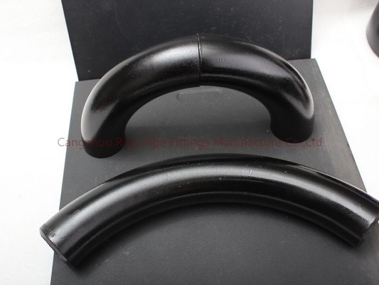Màu đen 3D 10D liền mạch 5D ống uốn cong WPB 90 độ Ống thép khuỷu tay