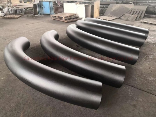 Sch40 Sch80 90 độ uốn cong khuỷu tay ASTM A105 Thép cacbon A53 106GR.B Mối hàn