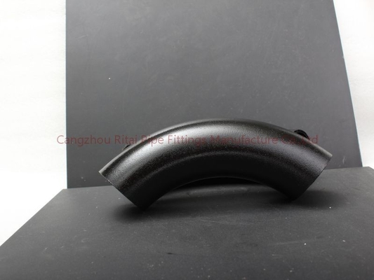 A53Gr.B LR Ống 3D uốn cong 22,5 45 90 120 độ màu đen cho dầu mỏ