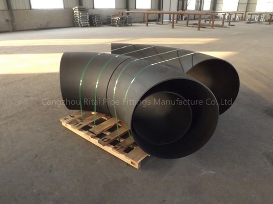 ASTM B16.9 Cút ống lớn Thép carbon vát tròn Kết thúc Phù hợp khuỷu tay 90 độ