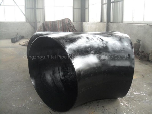 MSS SP44 Khuỷu tay hàn bằng thép đen JIS B2220 XXS Phụ kiện đường ống có đường kính lớn 48'' STD