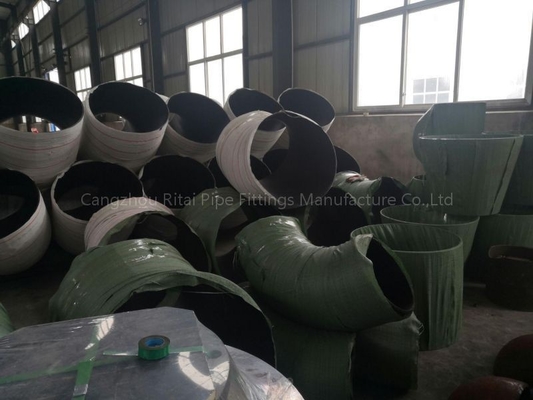 ASTM B16.9 Cút ống lớn Thép carbon vát tròn Kết thúc Phù hợp khuỷu tay 90 độ