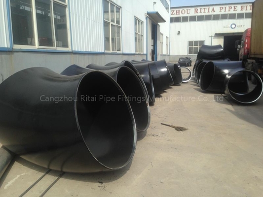ASTM B16.9 Cút ống lớn Thép carbon vát tròn Kết thúc Phù hợp khuỷu tay 90 độ
