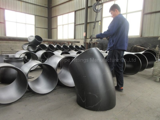 ASTM 1200 NB Cút ống lớn Bán kính ngắn 45 độ BW Thép carbon đường kính lớn