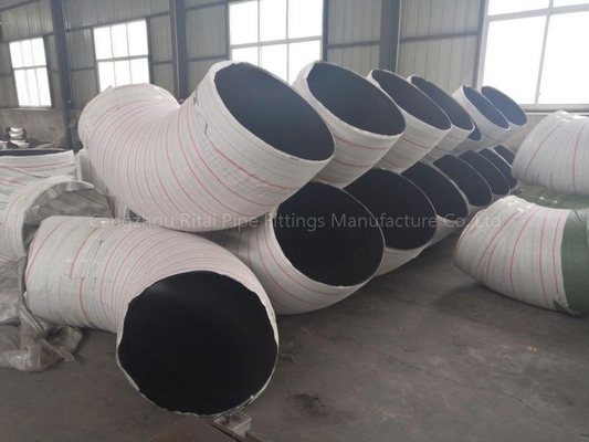 JIS Cỡ ống lớn 180 45 90 độ A420 WPL6 Thép carbon kích thước lớn
