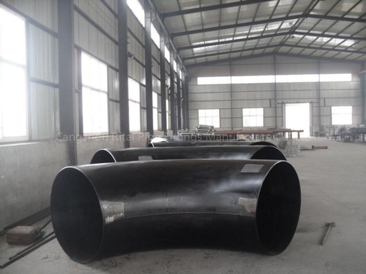 JIS Cỡ ống lớn 180 45 90 độ A420 WPL6 Thép carbon kích thước lớn