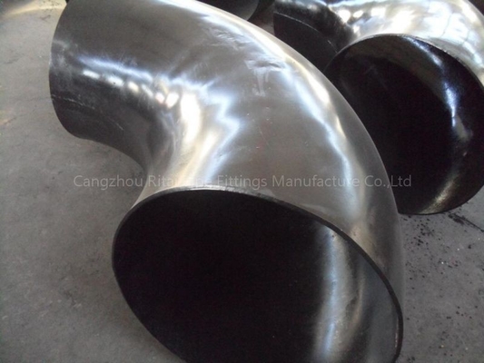 JIS Cỡ ống lớn 180 45 90 độ A420 WPL6 Thép carbon kích thước lớn