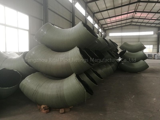 ASTM 180 độ thép Butt hàn khuỷu tay Bán kính ngắn Sch 100 Thép carbon 100% RT