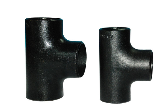 SCH 40 Ống nối bằng thép Tee bằng thép P235GH ASTM A234 WPB thẳng