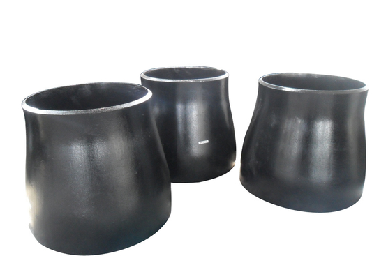 Bộ giảm lệch tâm liền mạch Đồng tâm JIS Phụ kiện đường ống đen CS Butt Weld