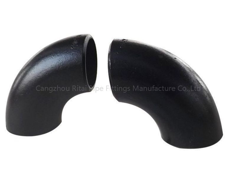 JIS A234 Phụ kiện ống hàn Bán kính dài Khuỷu tay 90 độ 45 Thép 180 độ